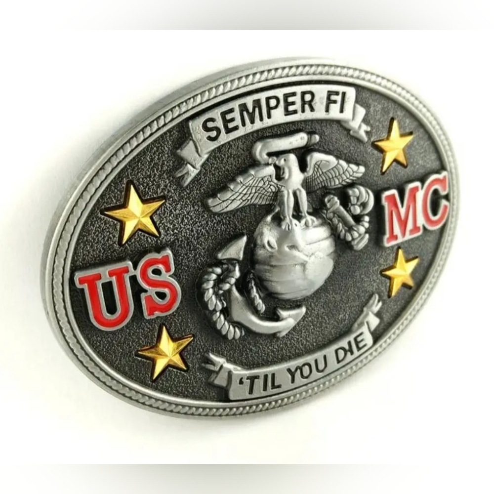 New USMC United States Marine Corps belt buckle - Picture 5 of 6